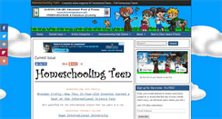 Desktop Screenshot of homeschoolingteen.com